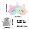 Pack of 2 Cute Sleeping Mask, Unicorn Cartoon Eye Mask