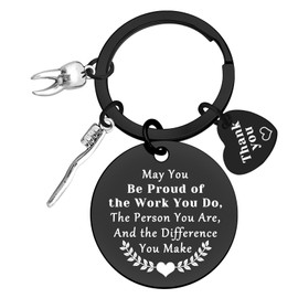 Ximalun Dentist Keyring Gifts for Men Women Dentist Appreciation Gift Dental Hygienist Gift Dental Assistant Gift Dental Nurse Gift Dentist Graduation Gift Christmas Birthday Retirement Gift