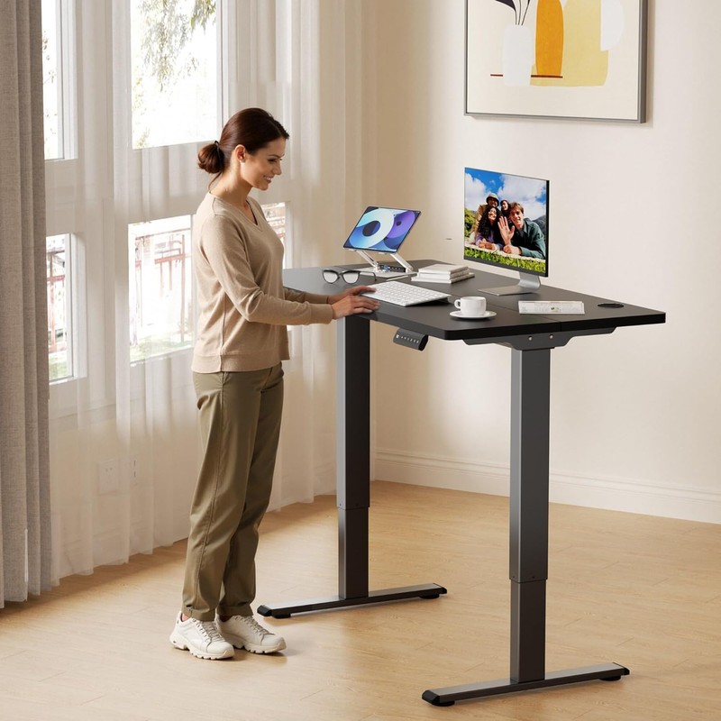 Dual Motor Electric Standing Desk Frame, Height Adjustable Desk Legs