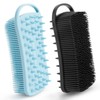 Silicone Body Scrubber, 2 in 1 Soft Silicone Loofah 2