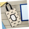 CAXUSD Portable Travel Wipes Case with Cute Ribbon Bow Design