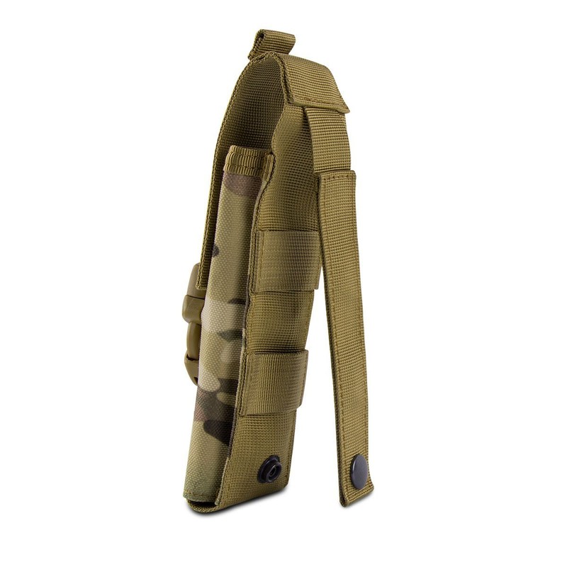 IronSeals Tactical Flashlight Pouch Holster Case Belt Pouch, Molle EDC