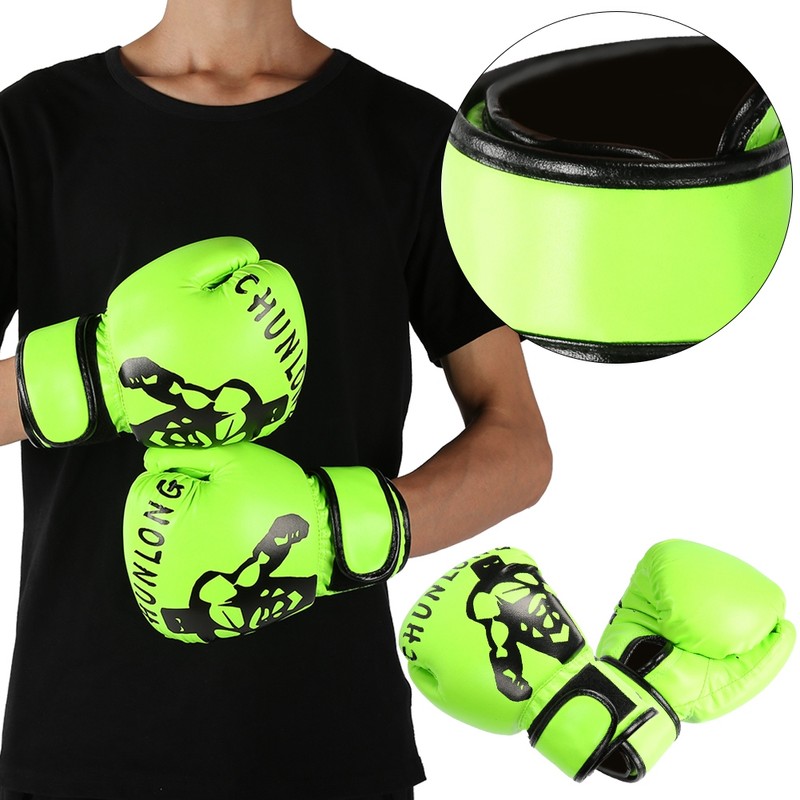 1 Pair Boxing Gloves Sanda Boxglove Kenpo Training Practicing Equipments