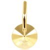 Nobel Schmuck Short Earrings with Crystals, 925 Silver, Gold, Silver,