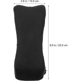 Almohadilla Reposabrazos de Gel y Espuma Viscoelástica para Silla de Oficina, Cojín de Apoyo para Antebrazos Alivio de Presión para Gamers y Profesionales