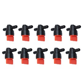 698183 10PCS 1/4" Straight in-Line Gas Fuel Shut-Off/Cut-Off Valves Replacement for Briggs Stratton Replacement for John Deere Toro 494768 493960