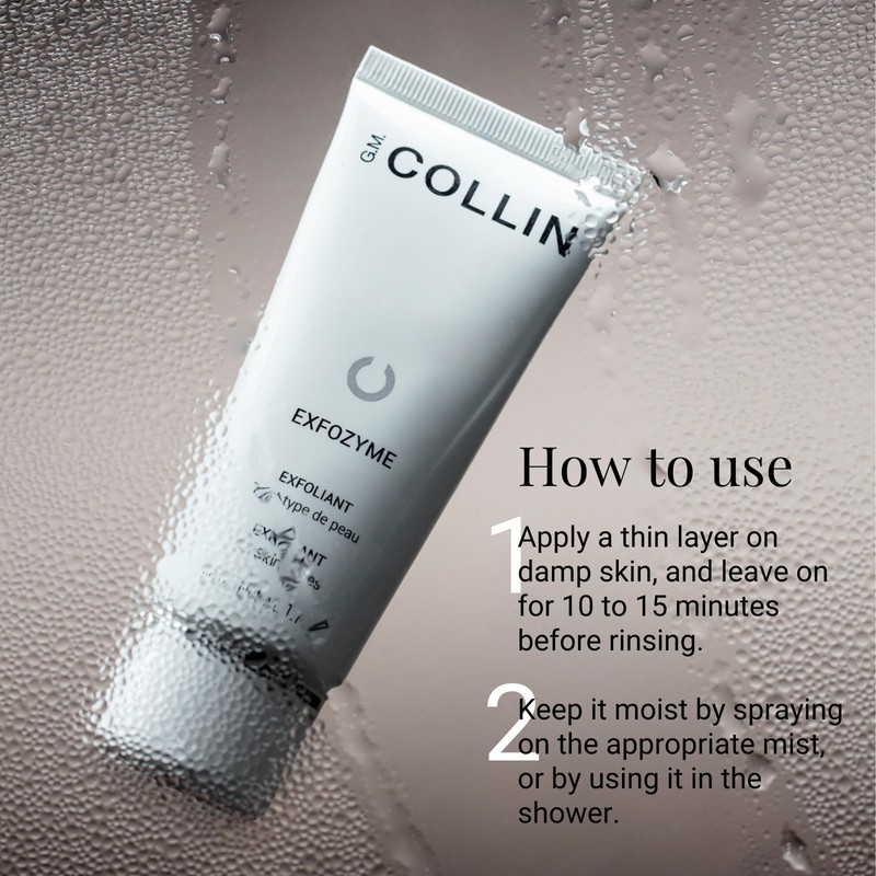 G.M. COLLIN Exfozyme Exfoliant | Creamy Enzymatic Exfoliant | Gentle