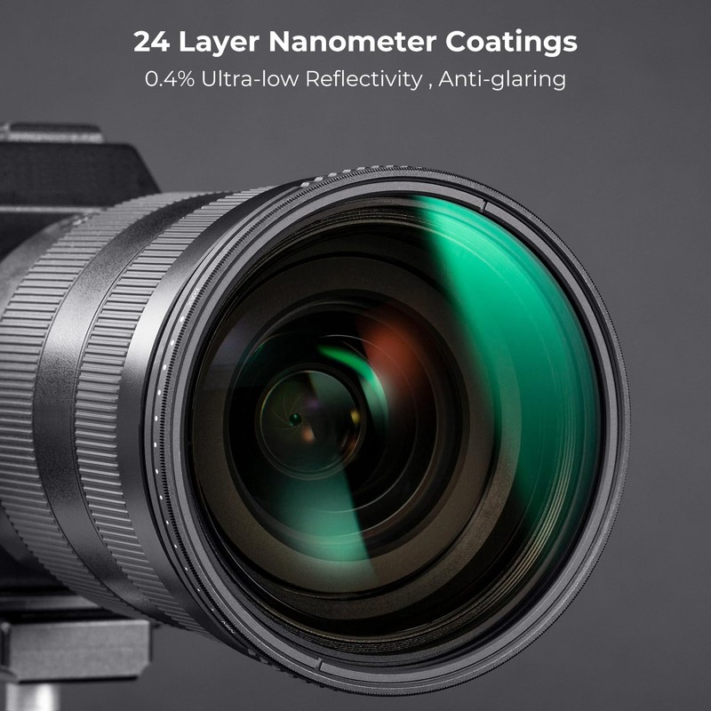 K&F Concept 67mm Variable ND Filter ND2-ND400 (1-9 Stops) Neutral