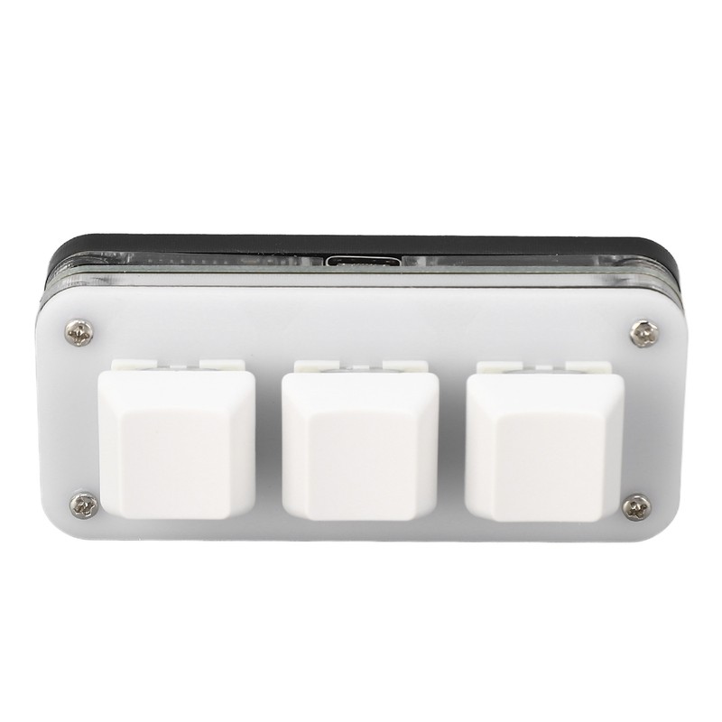 3 Key Mini Keypad USB Mechanical Gaming Programmable Macro Keyboard