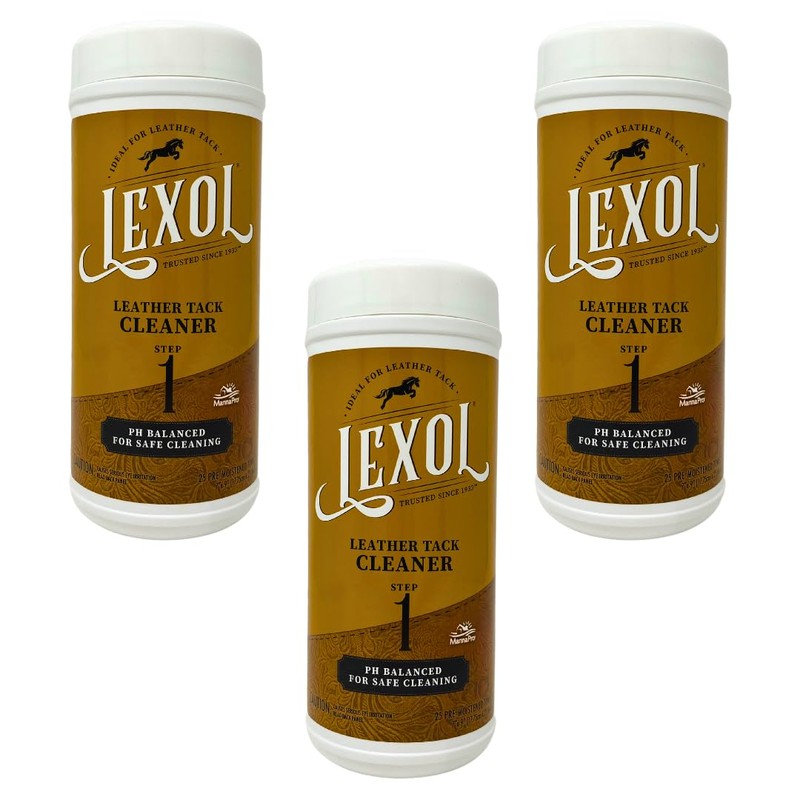 Lexol Leather Cleaner Quick Wipes - 75 Pre-Moistened Towels (3