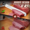 DRAGON RIOT 10 inch Premium Brisket Knife, Razor Sharp Carving