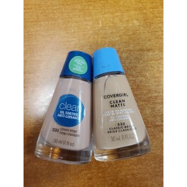 COVERGIRL 2 Pack: Covergirl Clean Matte Liquid Foundation #530 Classic Beige (0217-R8P3a)