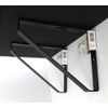 WAKI Triangle Shelf Bracket, Black, 7.9 x 9.8 inches (200