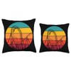 Vintage Roller Coaster Retro Coasters Looping Roller Coaster Throw Pillow