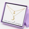 Set Collar de luna y Estrella Chapa de Oro de
