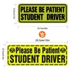 QSUM Student Driver Magnet Safety Sign for Car, 3Pcs 10x3.5inch