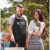 MoonWorks® Cooking Apron BBQ Apron for Men with Symbols Deer