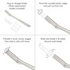 TWEEZERMAN Facial Hair Razor (Precise Hair Removal with Razor Blade,