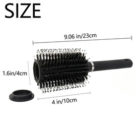 Hair Brush with Hidden Storage Compartment, Diversion Safe Hair Brush,Discreet Hiding Spot for Valuables, Ideal for Travel and Home Use (1)