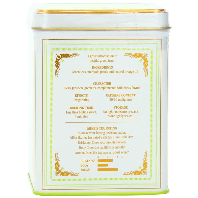 Harney & Sons Citron Green Tea, White, 20 Count (Pack