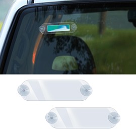 WINUERK 2PCS EZ Pass Holder, Transponder Holder, EZ Pass Strips with Adhesive and Strong Suction Cups, Toll Pass Windshield Mount Easy to Install and Remove, Universal for All Major Toll Passes