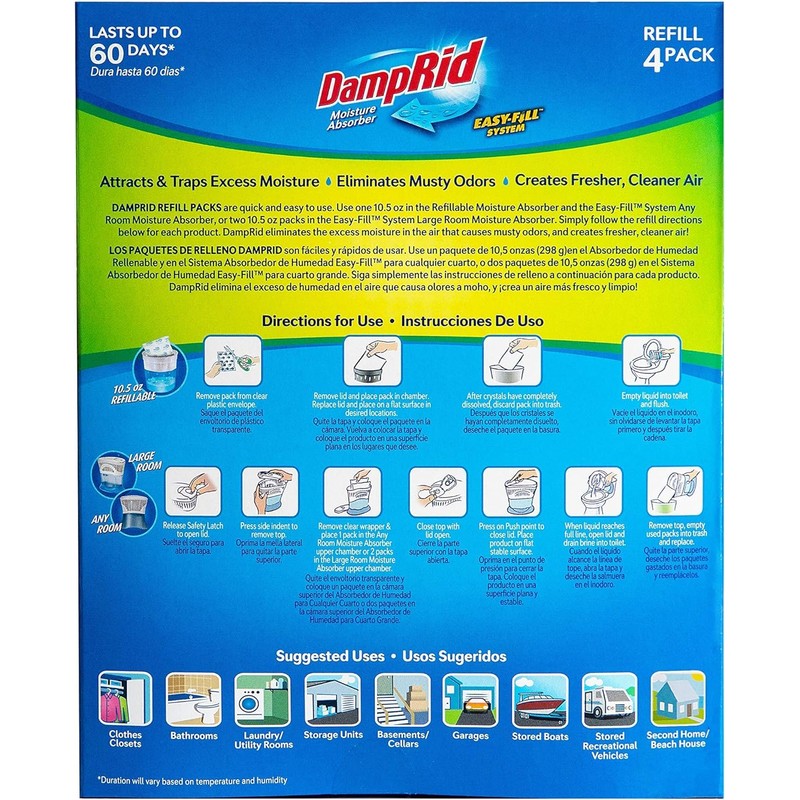 Damp Rid FG92 DampRid System Refill Pack