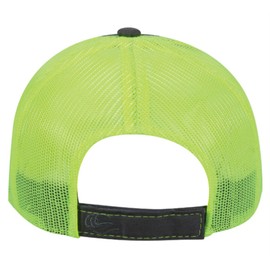 Outdoor Cap Standard BON-800 Bonefish Charcoal/Neon Yellow, One Size Fits