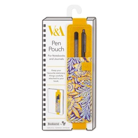 IF V&A Bookaroo Pen Pouch, Yellow, One Size, Morris Tulip & Willow