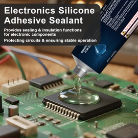 1DFAUL 100ml Conformal Coating for Electronics, Silicone Conformal Coating Insulating Sealant, Waterproof, Dust& Moisture Resistant, for Reliable Electronic Components Protection