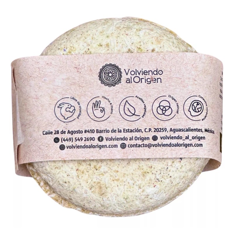 Volviendo al Origen Champú Sólido Romero Eucalipto 120 G Volviendo