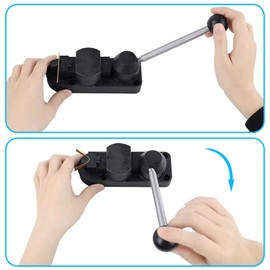 Ring Bending Tool Set, Multi Functional Earring Bender Tools Jewelry Making Machine for Repair DIY Maker Multifunctional Finger Repairman Jewellers Set Rings Earrings Designer