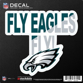 Philadelphia Eagles 6" x 6" Xpression Full Color Repositionable Decal