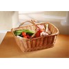 FRANK FLECHTWAREN Dekoleidenschaft, self-service basket "square", 42 x 36 x
