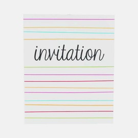 8x Invitation Cards + Envelopes - Birthday Party or Any Occasion for Man Woman Unisex
