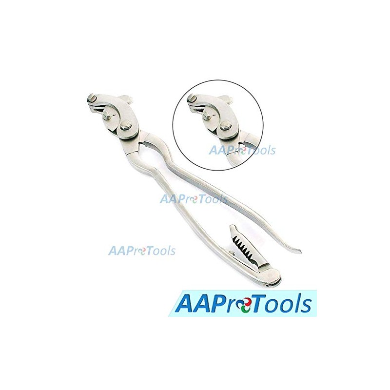 napz Veterinary Instruments Serra Emasculator Clamp, Stainless Steel, Classic Style,