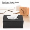 Wood Square Tissue Box Cover,Rectangular Tissue Box Natural Elegance Wood