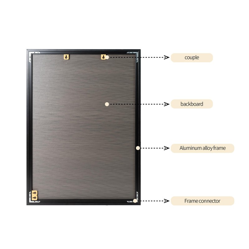 30x40 Poster Frame | 30x40 In, Black, Set of 2