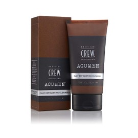 AMERICAN CREW Men's Exfoliating Face Cleanser by American Crew, Daily Clay Cleanser, 5.1 Fl Oz