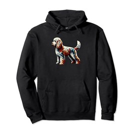 Geometric Art Cockapoo Cockerpoo Pullover Hoodie