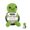 TOYMIS Positive Turtle Crochet, I love MOM Turtle-y Much Emotional