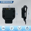 MELOTOUGH Magnetic Tool Holder Strong Magnetic Belt Clip for Screws,Nails,Wrench,Hammer,Pliers,Screwdriver,Trowel,Sockets