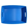 Flipside Products 18" x 12" x 4.5" Blue Plastic Welded