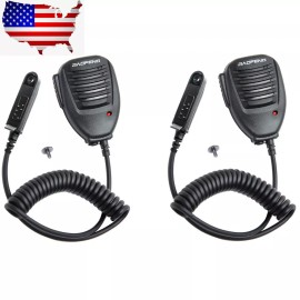 Baofeng 2X Waterproof Speaker Mic For Baofeng UV-9R Plus BF-A58 UV-9R Pro UV-9G Radios