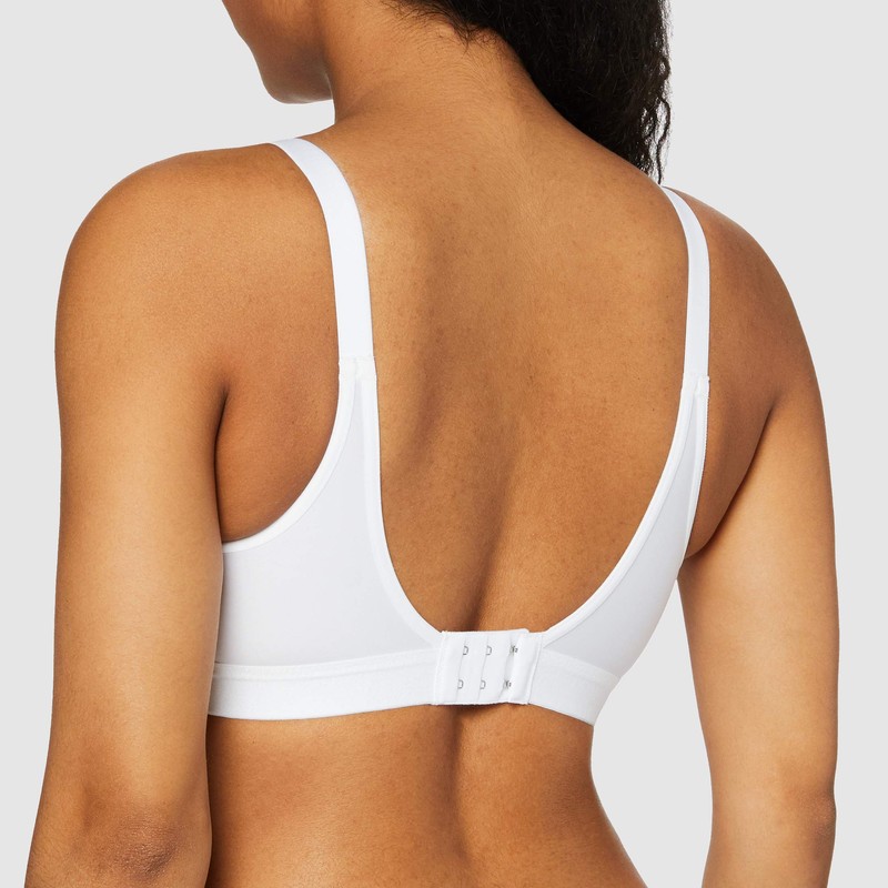 Triumph Triaction Wellness Sports Bra without Underwire, White, 90C