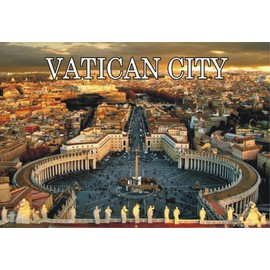 Vatican City, St. Peter's Square, Pope, Rome, Roman Catholic Church, Souvenir Magnet 2 x 3 Photo Fridge Magnet