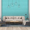 30PCS 3D Wall Panels Peel and Stick Faux Brick Wallpaper