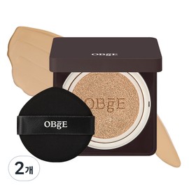 OBge Perfect Homme Cushion SPF50+ PA+++ 15g, No. 2 Beige, 2 pieces / OBge 퍼펙트 옴므 쿠션 SPF50+ PA+++ 15g, 2호 베이지, 2개