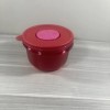 Tupperware Rock N Serve Small Round 1.5 Cups Microwaveable Red