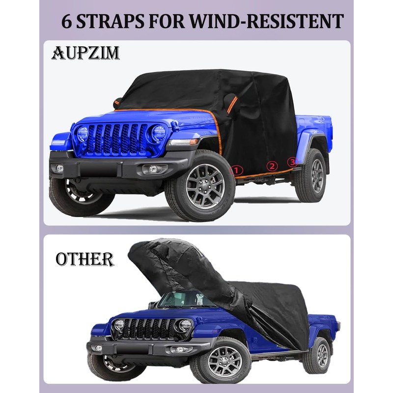 AUPZIMI Gladiator Cab Cover for Jeep Gladiator Cab Cover 4