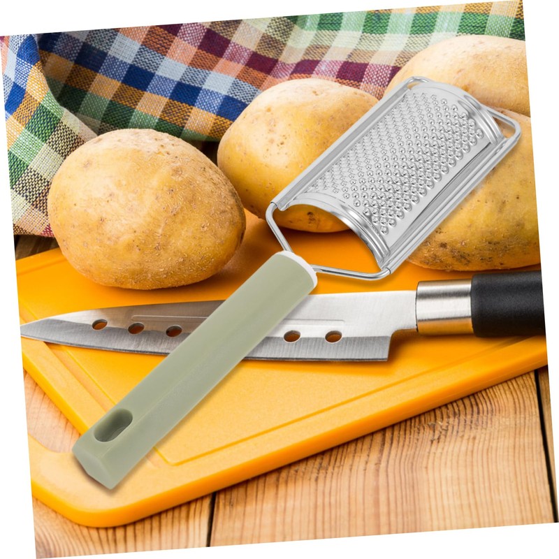 LABRIMP Garlic Shredder Stainless Steel Vegetable Grater with Cheese Slicer